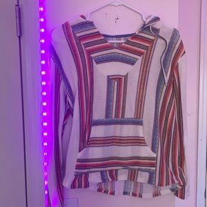 Forever 21- striped sweatshirt/hoodie